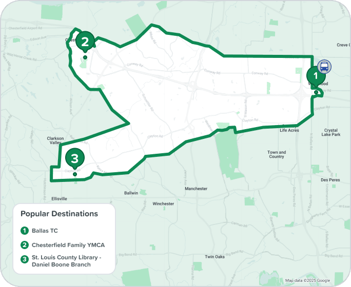 West Zone service map